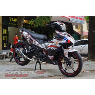 Tem trùm Exciter 150 rỉ sét