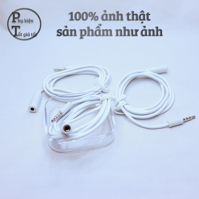 Dây nối dài tai nghe -Jack nối dài tai nghe 3.5 - Dài 1M | 2M - Dành cho máy tính, điện thoại truyền âm thanh tốt