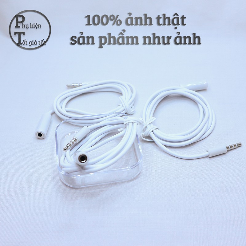 [BEST] Dây nối dài tai nghe -Jack nối dài tai nghe 3.5 - Dài 1M | 2M - Dành cho máy tính, điện thoại truyền âm thanh tốt