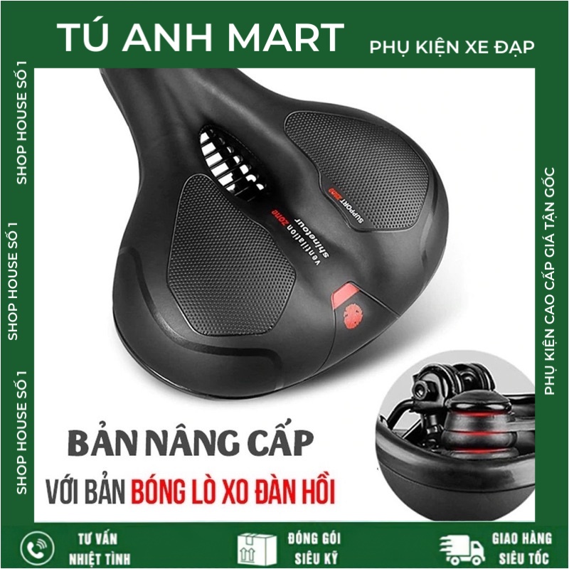 Yên béo xe đạp thể thao siêu êm, yên xe đạp thể thao, yên xe đạp địa hình Tú Anh Mart Freeship