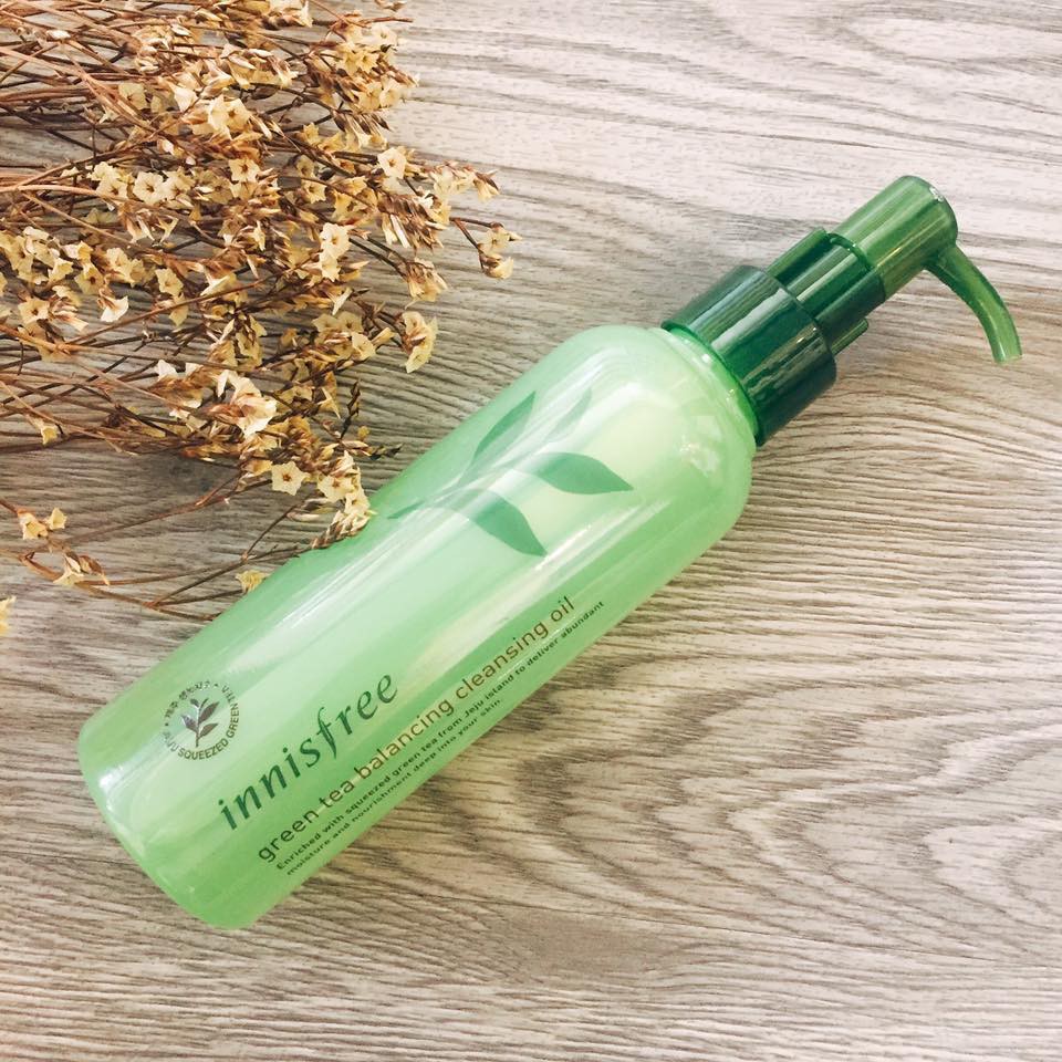 Dầu Tẩy Trang Trà Xanh Innisfree Green Tea Balancing Cleansing Oil 150ml (Da Hỗn Hợp)