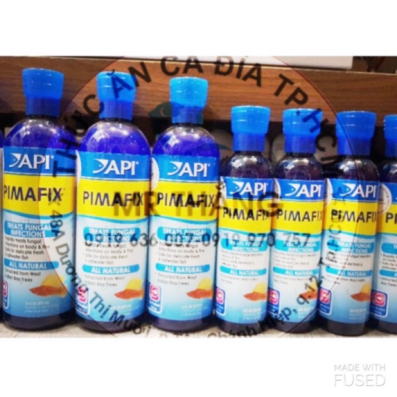 Api Pimafix (273 ml; 473ml): Dung dịch điều tr.ị n.ấm cho cá