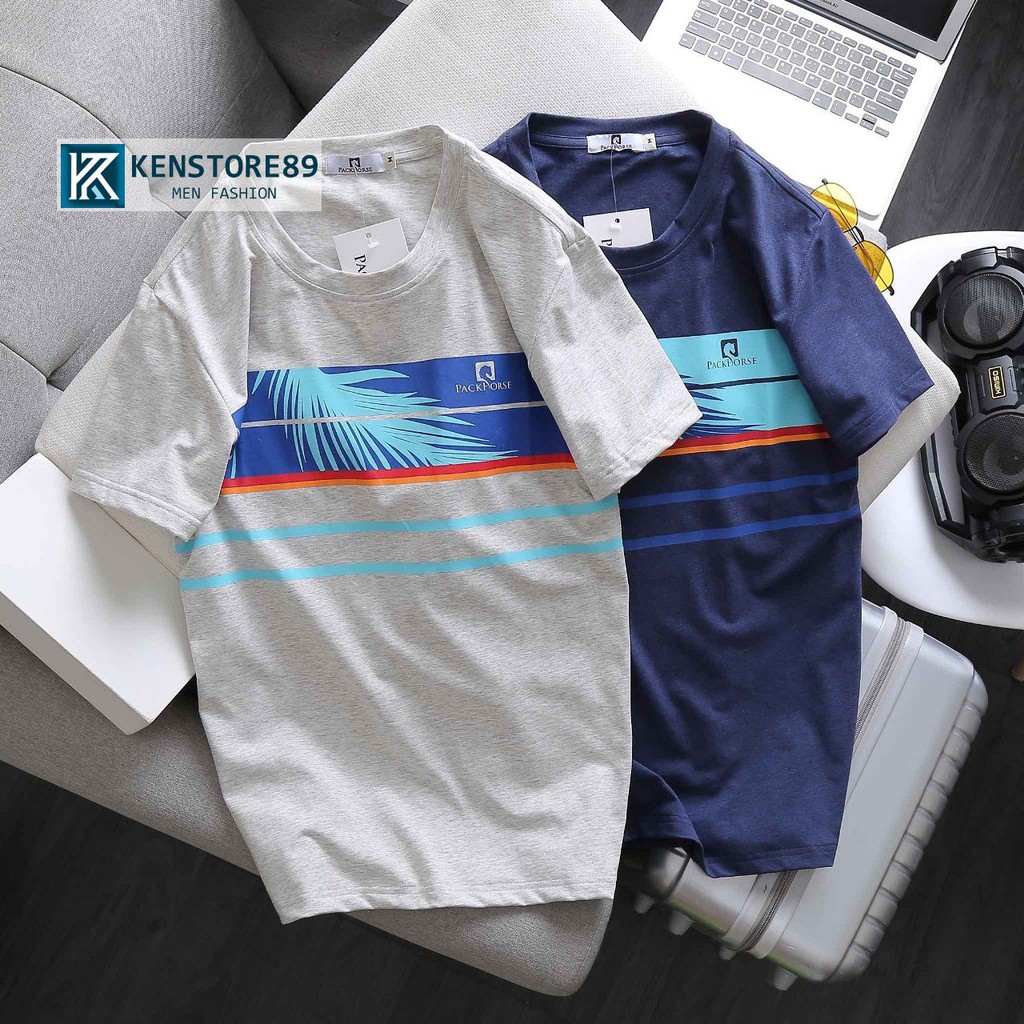 Áo thun nam cổ tròn PACKHORSE - FORWARD cao cấp KENSTORE89 ATP118