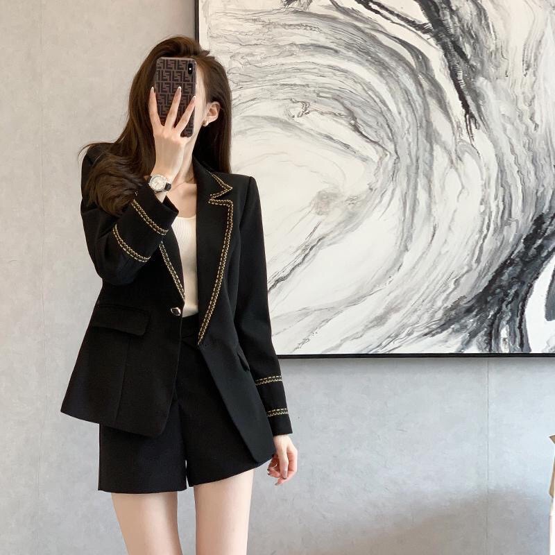 Set Áo Vest + quần sọoc nữ phong cách hàn quốc mẫu mới đẹp mã ZELE518 | BigBuy360 - bigbuy360.vn