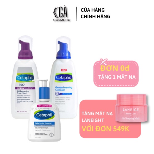 SRM CETAPHIL PRO dành cho da dầu Dermacontrol Oil control Foam Wash 236ml