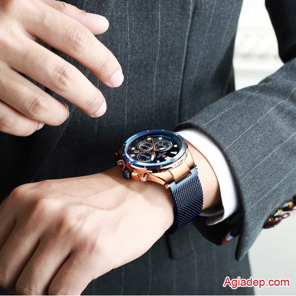 Đồng hồ đeo tay thời trang Nam cao cấp Reward 82003M