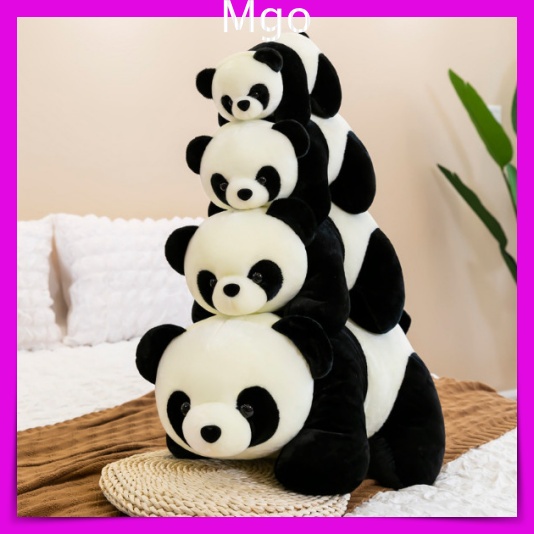Gấu Bông PANDA Gấu Trúc Nhồi Bông Nằm Qùa Tặng Cực Đáng Yêu Dễ Thương 30Cm 60Cm