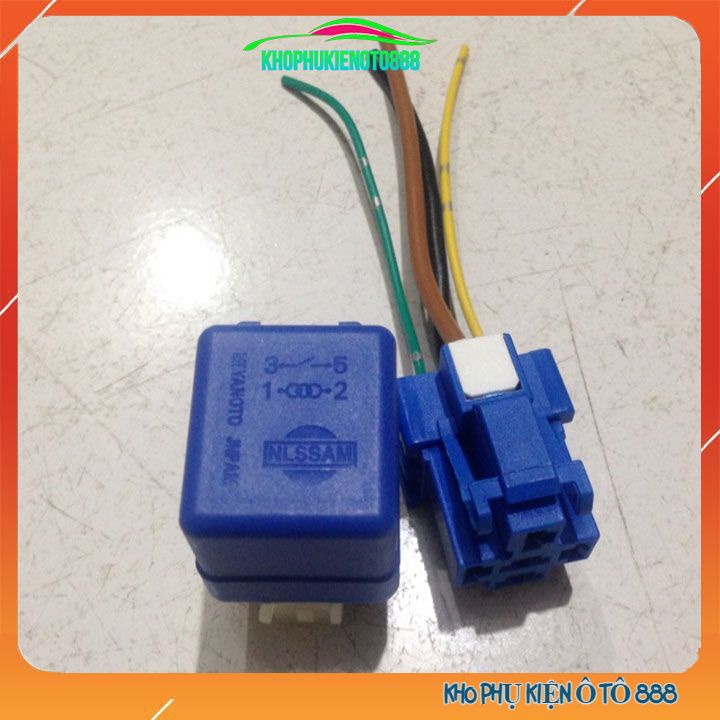 Rơ le dùng cho ô tô xe máy Relay 12V Còi Ô Tô 4 Chân