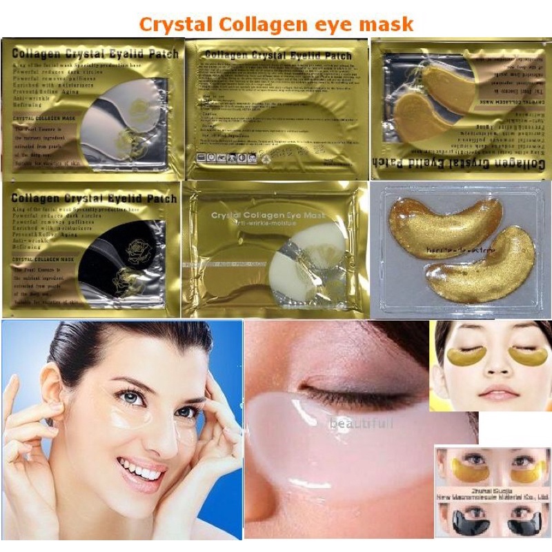 (HỎA TỐC)Mặt nạ đắp mắt Collagen Crystal Eye Mask