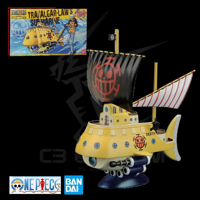 [BANDAI] MÔ HÌNH THUYỀN TÀU ONEPIECE GRANDSHIP COLLECTION 02 TRAFALGAR LAW’S SUBMARINE LẮP CHÍNH HÃN