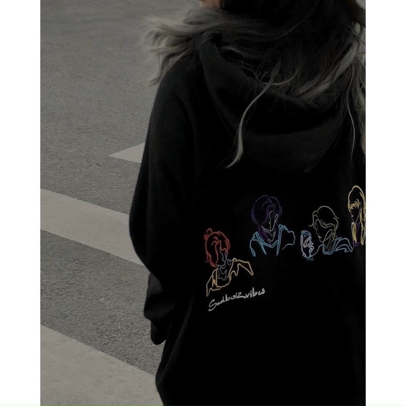 Full Tag Hãng Áo Khoác Hoodie SADBOIZ SADBOIZVIBES TOSS Logo Thêu 4 người Unisex Nam Nữ - DIONS Store