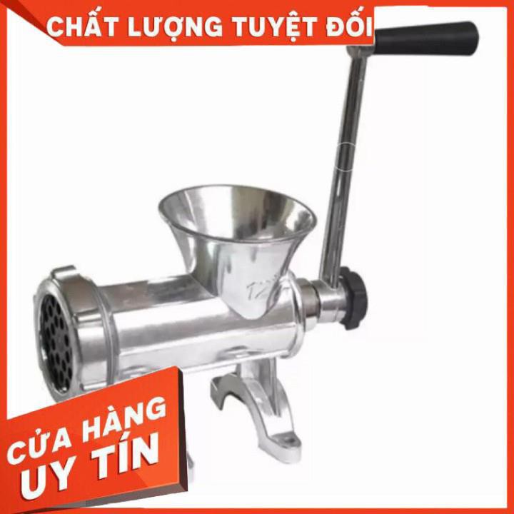 Máy xay thịt bằng tay cỡ 12 nhôm cao cấp an toàn cho sức khỏe người sử dụng