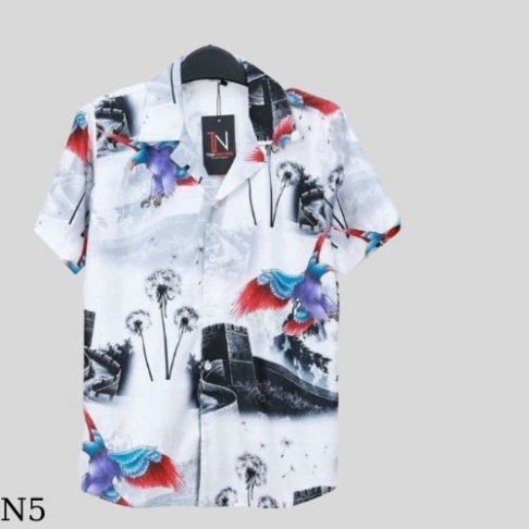 Áo sơ mi tay ngắn nam nữ form rộng sơ mi cổ vest unisex tay lỡ, chất vải lụa mịn chống nhăn_KVIND_store08