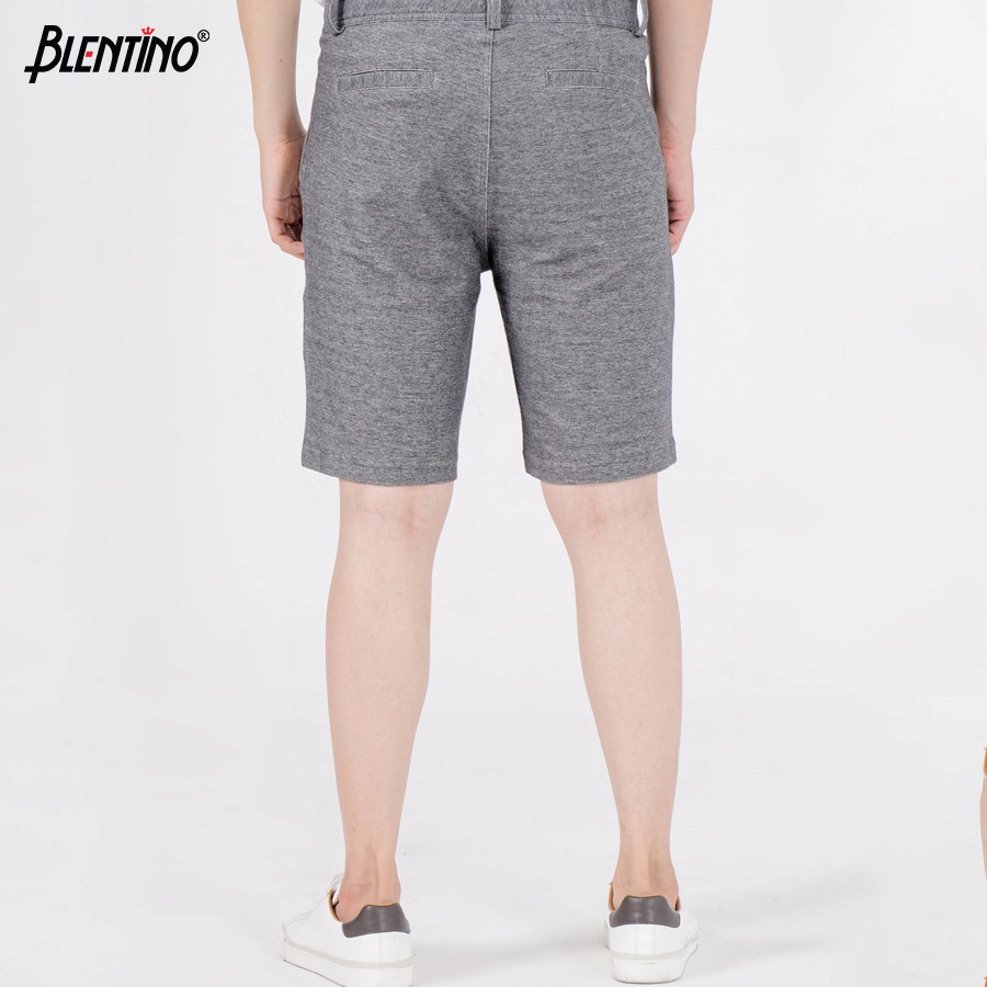 Quần Short Nam Vải Da Cá Cotton Thoáng Mát BLENTINO BL-S01 Hàng Chính Hãng