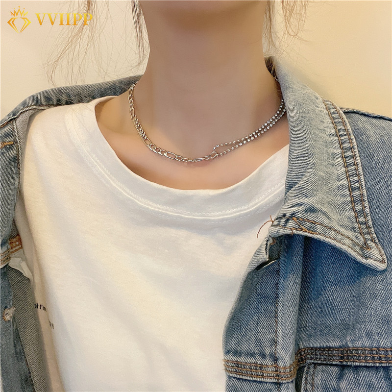 Vòng cổ choker đính đá thời trang dành cho nữ