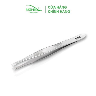 Nhíp nhổ lông mày vỉ giấy kềm nghĩa n.407 đầu xéo