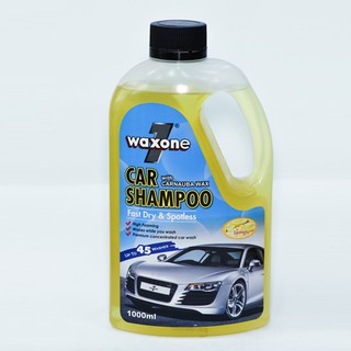 Xà bông rửa xe và làm bóng xe waxone 1 car shampoo hương lemon 1lít