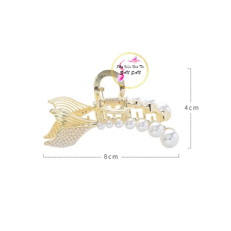 (Ảnh Thật) Kẹp tóc kim loại hình đuôi cá kiểu mới hàn quốc xinh xắn cho nữ