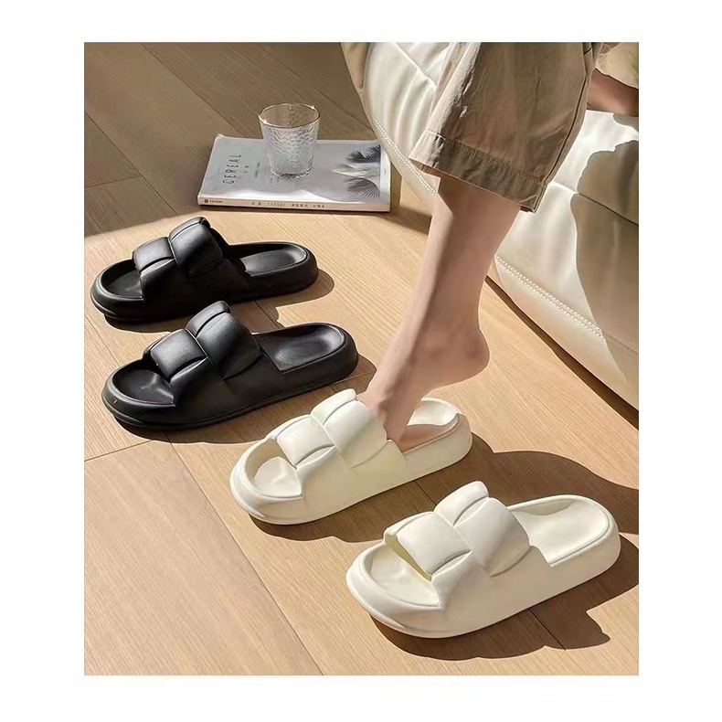 Dép nam nữ unisex quai ngang Bamy Chao đi trong nhà cực êm chân chống nước trơn trượt tốt, thời trang ulzzang TH-72