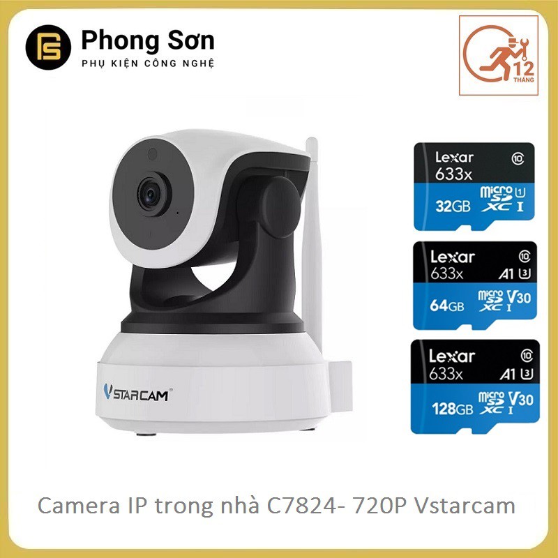 Camera wifi ip C7824 Vstarcam HD720
