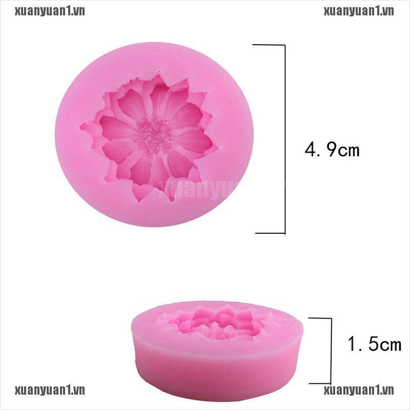 [XUANYUAN1] Khuôn Silicone Tạo Hình Hoa Trang Trí Bánh Kem