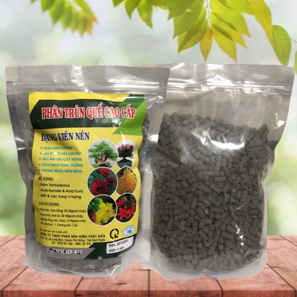 Phân trùng quế HAK tan chậm - bịch 1kg