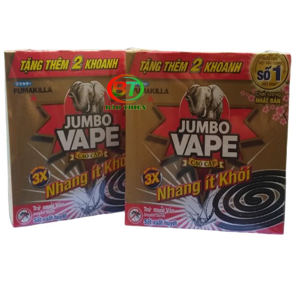 Nhang mũi ít khói các loại Raid và Jumbo hộp 10 khoanh