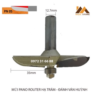Mũi phay ván huỳnh cửa pn05 - mũi pano router hạ trám - soi gỗ đánh ván huỳnh - dụng cụ ngành mộc