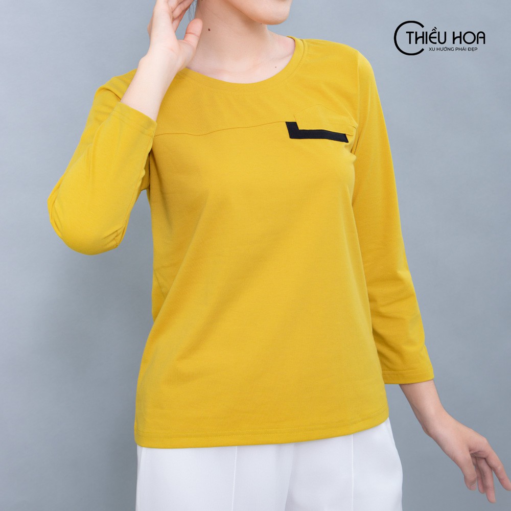 Áo Thun Tay Dài Nữ Thiều Hoa P124