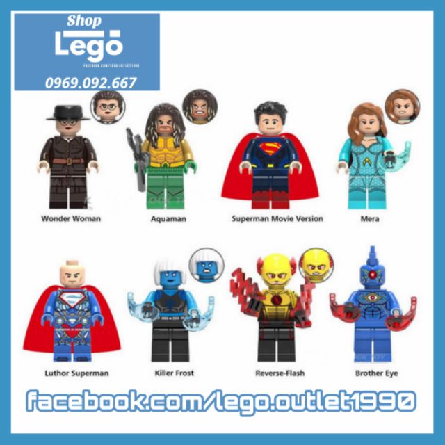 Xếp hình Justice League siêu anh hùng DC Comics Lego Minifigures Xinh X0219