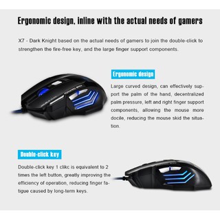 Gaming mouse / Chuột có dây / IMICE X7 / Model: MGIX7B