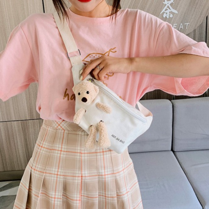 Túi đeo chéo ulzzang Gấu