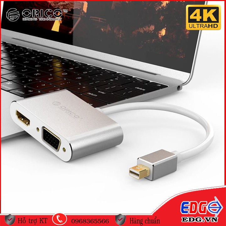 Cáp chuyển Mini DP sang HDMI và VGA chính hãng Orico