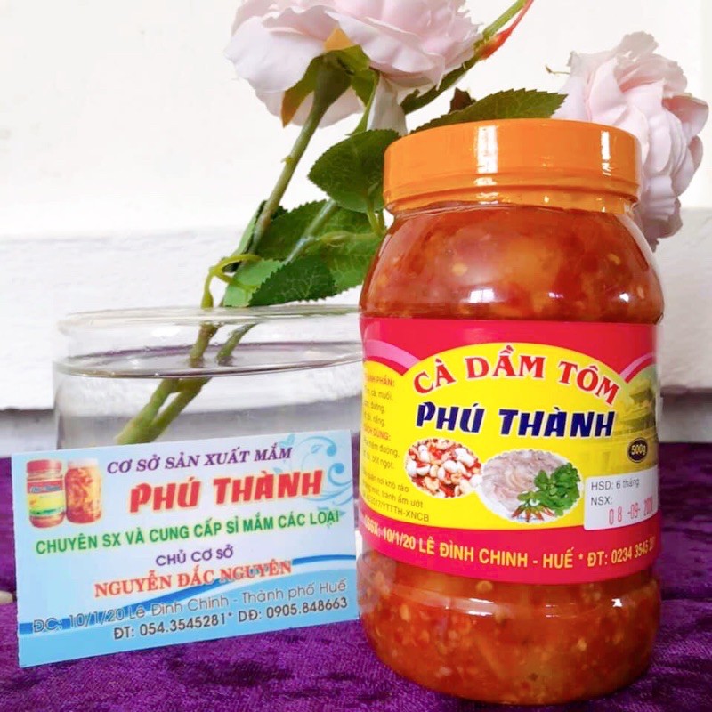 Cà dầm tôm Phú Thành 500g siêu ngon 🎈 Đặc sản Huế 🎈
