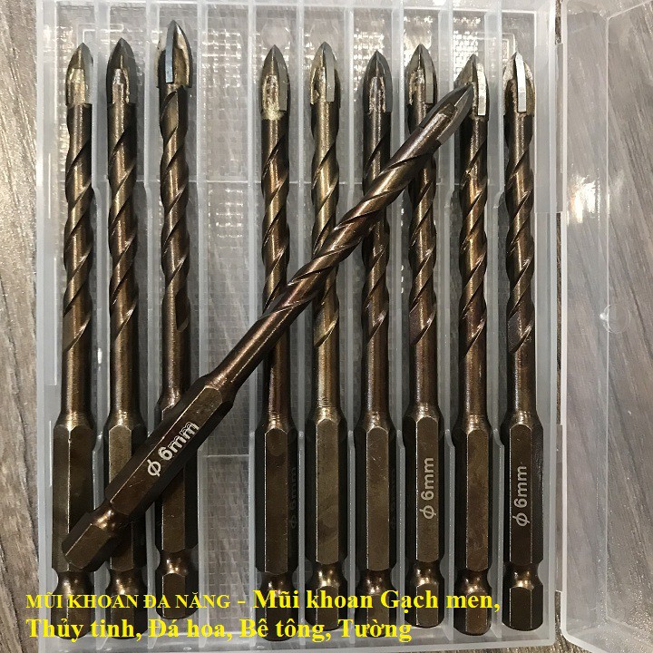 MŨI KHOAN ĐA NĂNG CHÍNH HÃNG  4-6-8-10-12mm