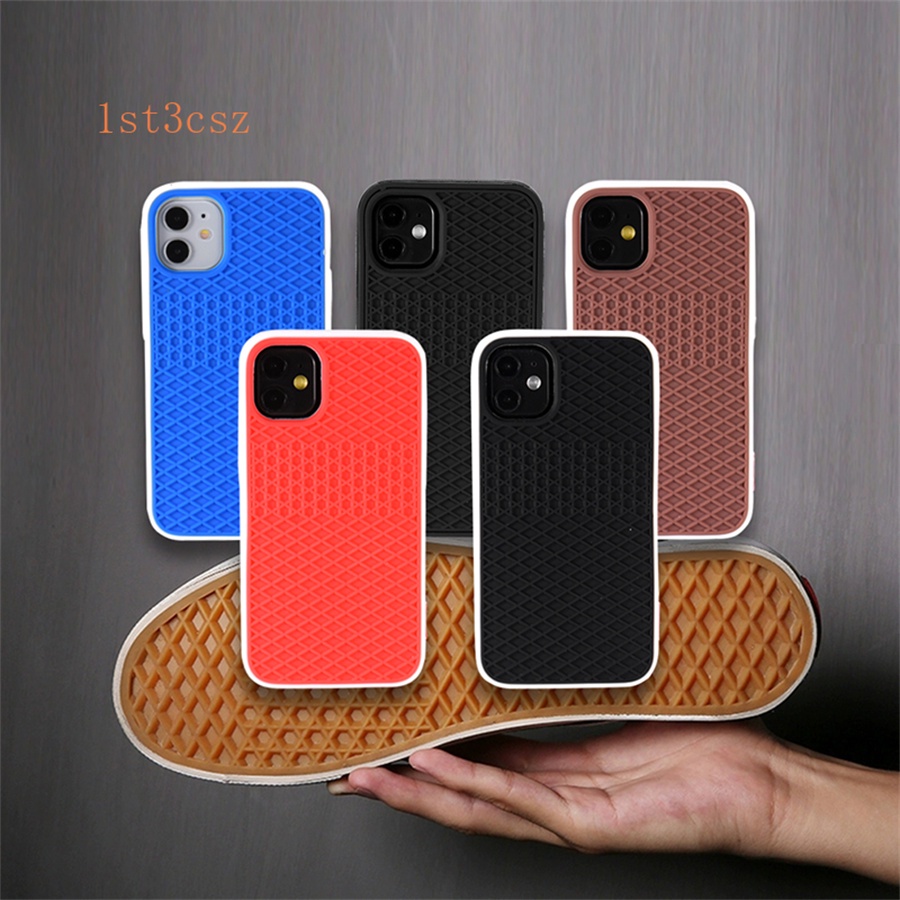 Ôp Điện Thoại Silicon Dẻo Họa Tiết Giày Vans Nhiều Màu Chống Sốc Cho iphone x xs xs max 6 7 8 plus 11 se 2020 Ốp