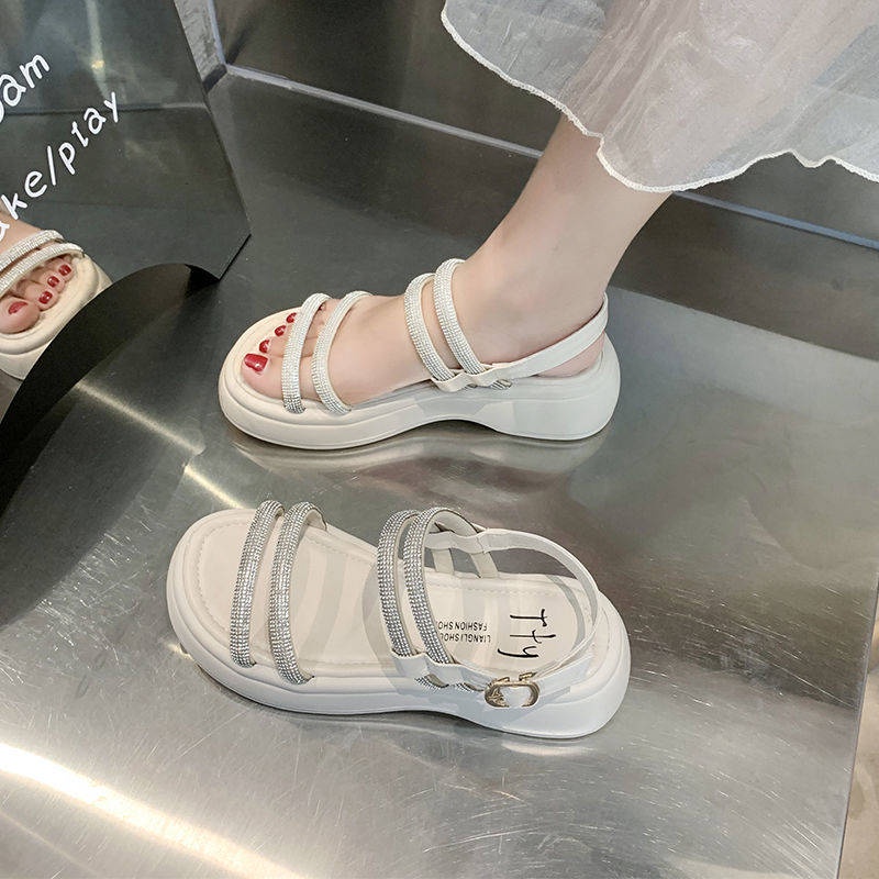 Giày Sandal Đế Dày Phong Cách Mới Mùa Hè Cho Nữ