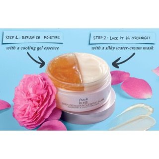 Mặt nạ ngủ Fresh Rose deep Hydration fullbox