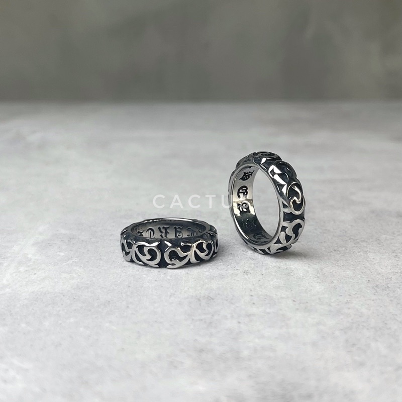 NHẪN CHROME HEART THÉP TITAN 11