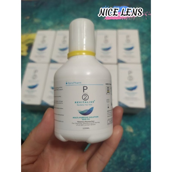 Nước ngâm kính áp tròng P2 Revitalize 120ml Singapore