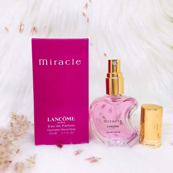 💘FREESHIP💘 Nước hoa nữ Mùi Lancôme Miracle 20ml dạng xịt thơm lâu EDP- NinaPerfume