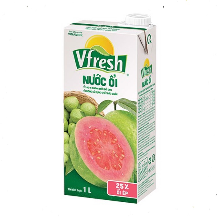 Nước Vfresh Ổi Ép 100% (1L)