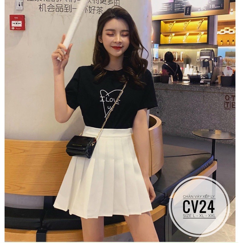 Bigsize Chân váy xếp ly CV24