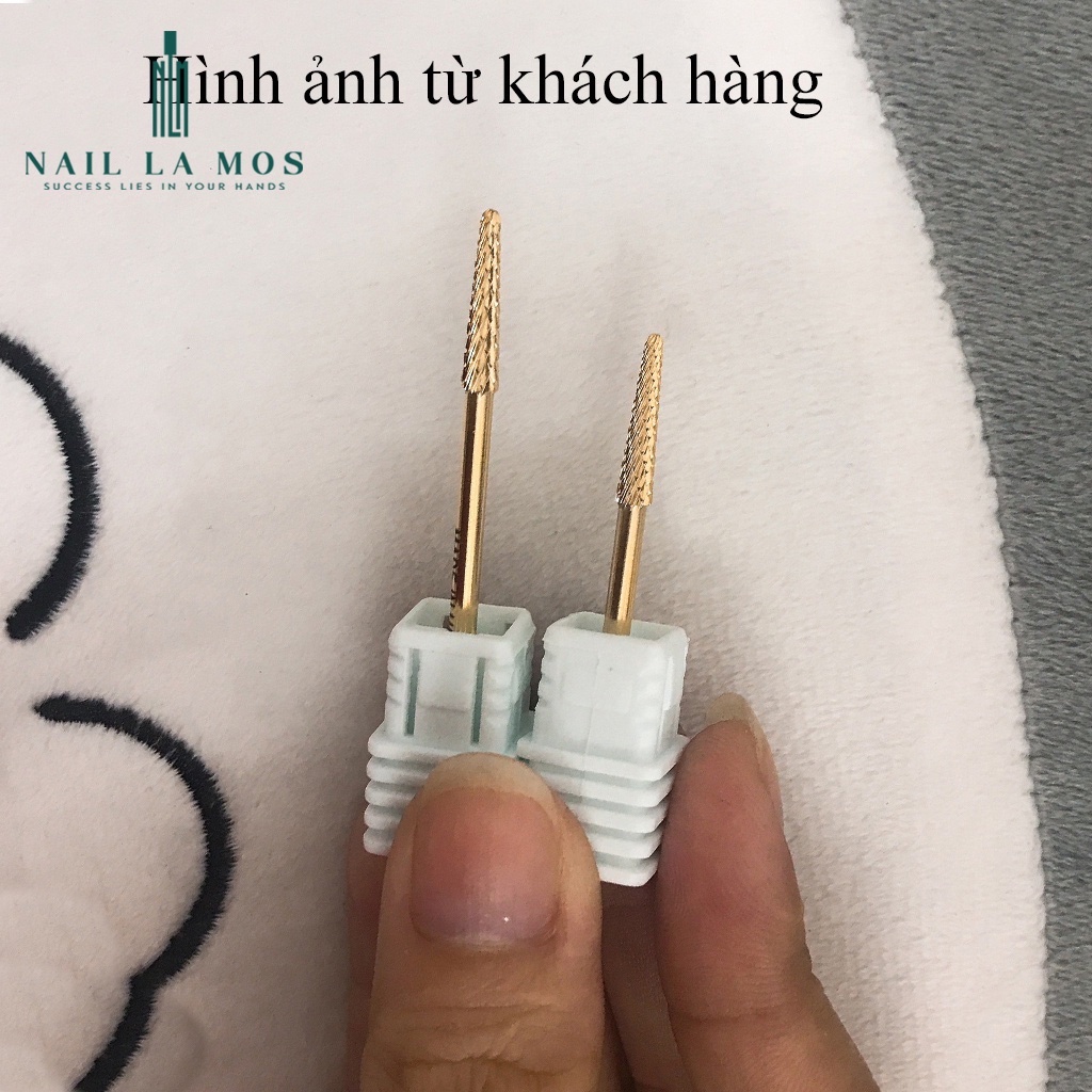 Đầu mài khóe Mỹ chất liệu titan vàng cao cấp - đầu mài móng nhập khẩu USA loại xịn, dùng bền, an toàn (lẻ chiếc)