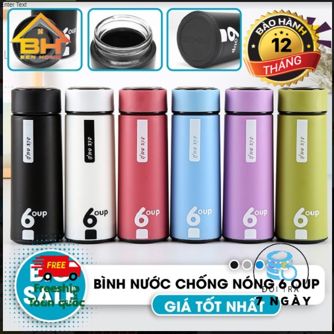 [SIÊU SALE] Bình giữ nhiệt 6oup 450ml (Giao màu ngẫu nhiên)