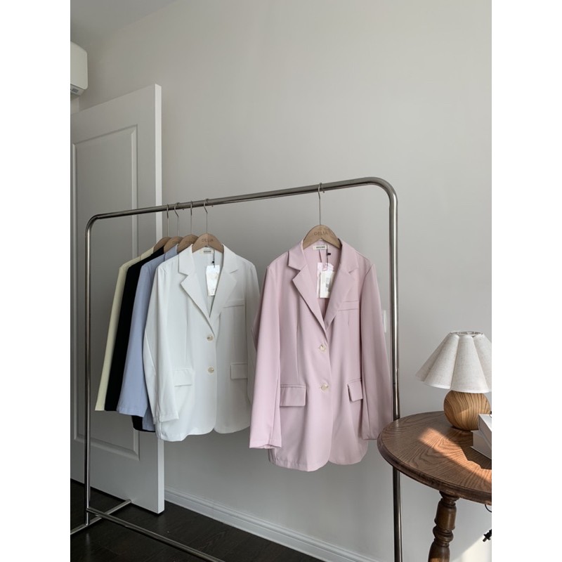 933 ÁO BLAZER HAI CÚC DỌC DÀI TAY | BigBuy360 - bigbuy360.vn