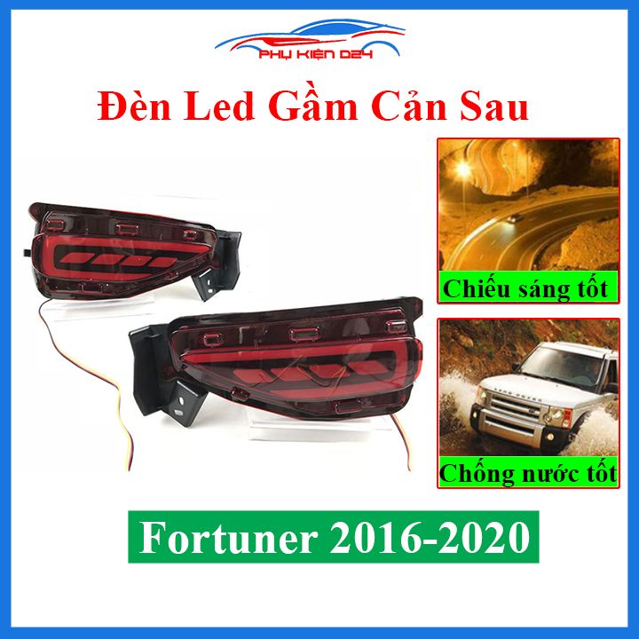 Đèn led gầm cản sau ô tô Fortuner 2016-2017-2018-2019-2020