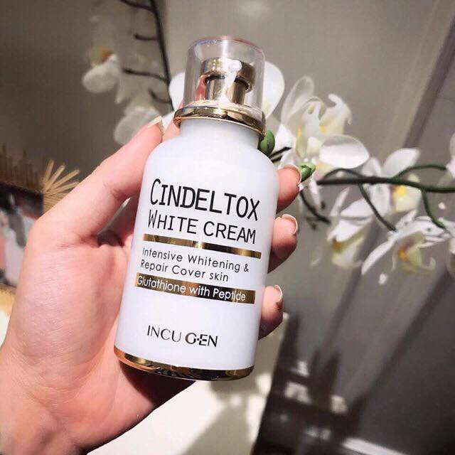 Kem Truyền trắng da Cindeltox White Cream Hàn 50ml.