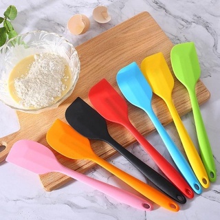 Phới silicon, spatula trộn bột, phới dẹt, cán vét bột loại 21-28cm