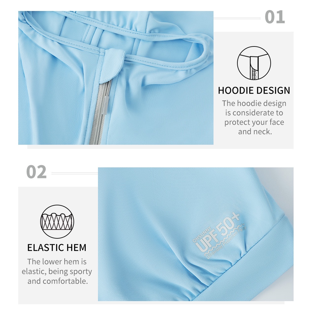 Áo khoác thể thao OHSUNNY chống tia cực tím thoáng khí